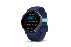 Garmin Vívoactive 5 kék szilikon szíj