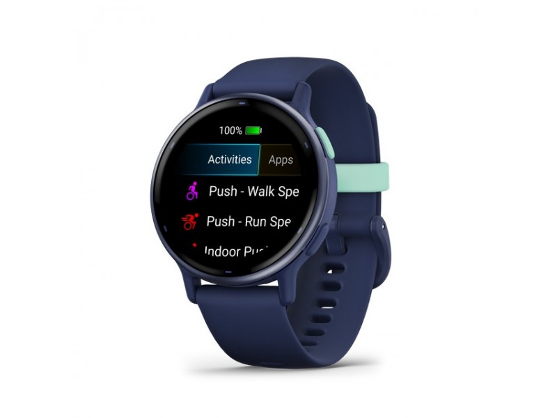 Garmin Vívoactive 5 kék szilikon szíj