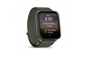 Garmin Venu X1 mohazöld Titanium ComfortFit szíjjal