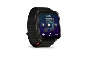 Garmin Venu X1 fekete, Titanium tok, ComfortFit Nylon szíj