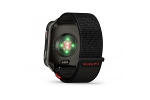 Garmin Venu X1 fekete, Titanium tok, ComfortFit Nylon szíj