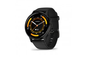Garmin Venu 3 fekete szilikon szíjjal