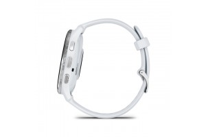 Garmin Venu 3 homokkő, ezüst keret, szilikon szíj
