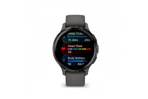Garmin Venu 3S szürke, szilikon szíjjal