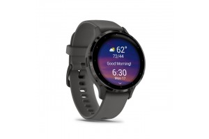Garmin Venu 3S szürke, szilikon szíjjal