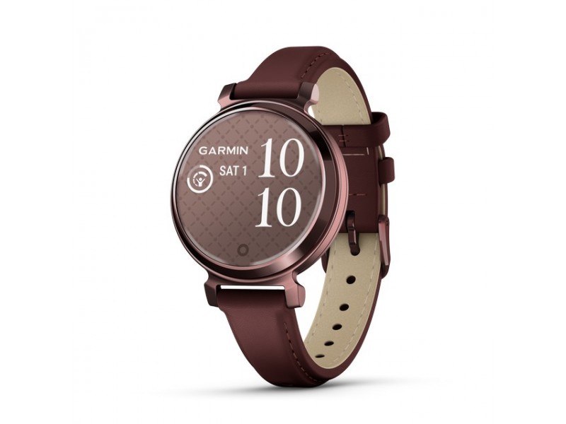 Garmin Lily 2 Classic sötétbronz szeder bőr szíj