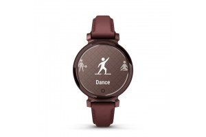 Garmin Lily 2 Classic sötétbronz szeder bőr szíj