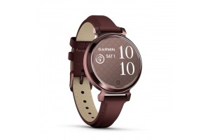 Garmin Lily 2 Classic sötétbronz szeder bőr szíj