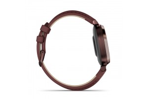 Garmin Lily 2 Classic sötétbronz szeder bőr szíj