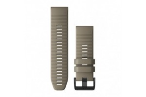 Garmin 26 mm szilikon óraszíj – sötét homokkő, fekete csat