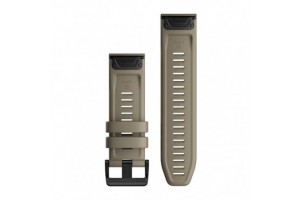 Garmin 26 mm szilikon óraszíj – sötét homokkő, fekete csat