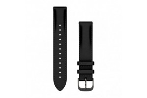 Garmin 18 mm fekete bőr óraszíj (Quick Release)