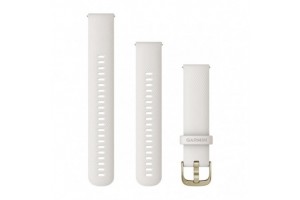 Garmin elefántcsont szilikon óraszíj 20 mm krémarany csattal