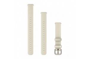 Garmin Lily 2 14mm kókusz szilikon óraszíj krémarany csattal