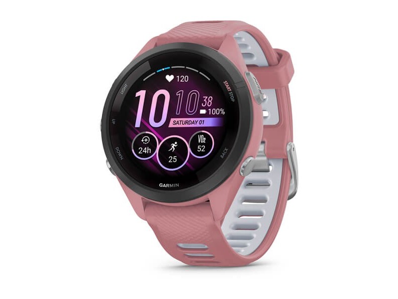 Garmin Forerunner 265S pink-homokkő okosóra