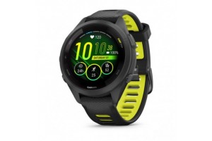 Garmin Forerunner 265S fekete-sárga - elölnézet