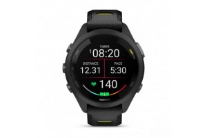 Garmin Forerunner 265S fekete-sárga - elölnézet