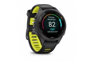 Garmin Forerunner 265S fekete-sárga - elölnézet