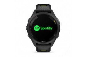 Garmin Forerunner 265S fekete-sárga - elölnézet