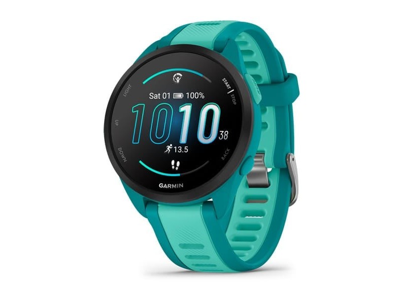 Garmin Forerunner 165 Music zöld – futóóra, AMOLED