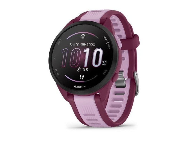 Garmin Forerunner 165 Music – Lila bogyó futóóra
