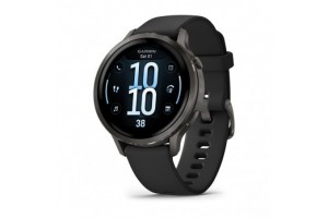 Garmin Venu 4 41 mm - sötétszürke, fekete szíj