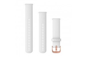 Garmin Vivomove 3 fehér szilikon szíj Rose Gold csattal