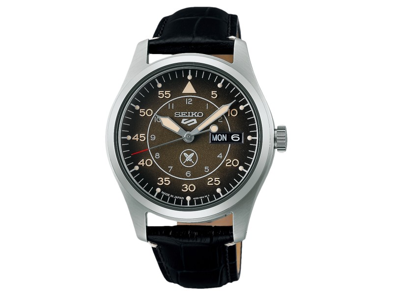 SEIKO SRPL31K1 férfi automata karóra 39,4 mm bőr szíj