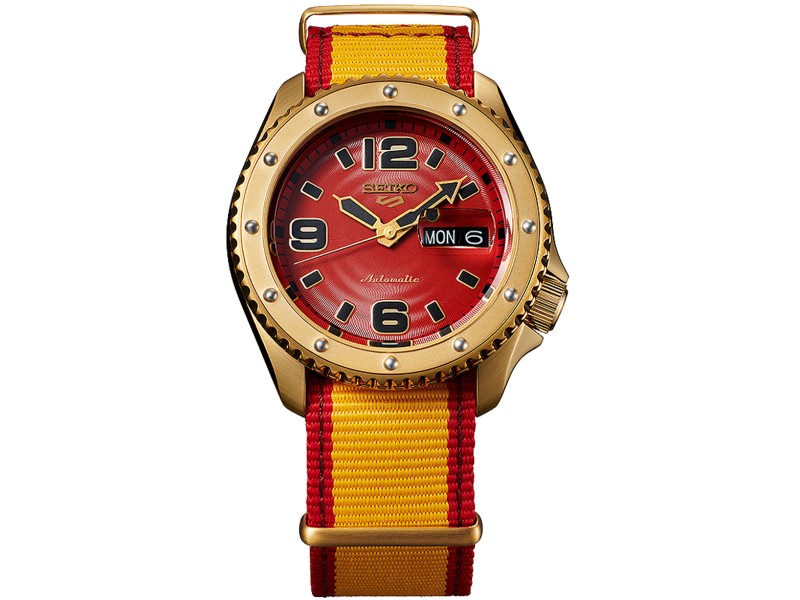 SEIKO SRPF24K1 férfi karóra - 42,5 mm, textil szíj