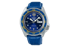 SEIKO SRPF17K1 férfi karóra, bőr szíj, 5 Sports