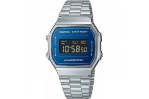 Casio A168WEM-2BEF vintage ezüst digitális karóra