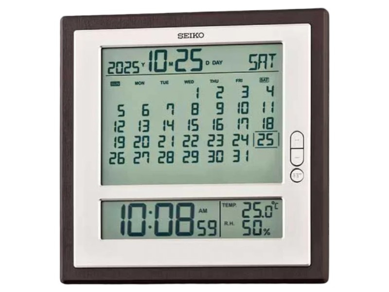 Seiko QHL100B digitális falióra 24,6 cm