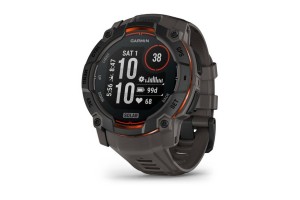 Garmin Instinct 3 Solar 50 mm – fekete, sötétszürke szíj