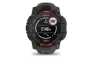 Garmin Instinct 3 Solar 50 mm – fekete, sötétszürke szíj