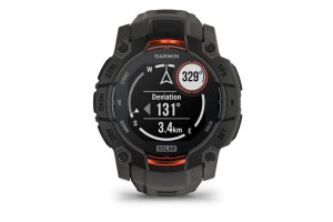 Garmin Instinct 3 Solar 50 mm – fekete, sötétszürke szíj