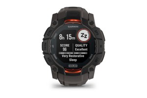 Garmin Instinct 3 Solar 50 mm – fekete, sötétszürke szíj