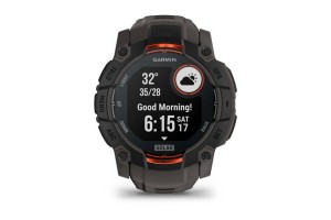 Garmin Instinct 3 Solar 50 mm – fekete, sötétszürke szíj
