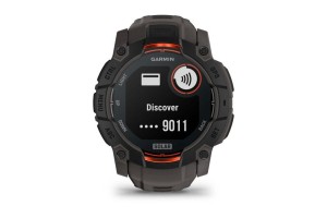 Garmin Instinct 3 Solar 50 mm – fekete, sötétszürke szíj