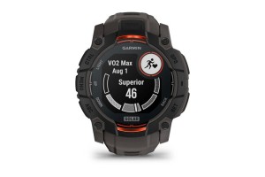 Garmin Instinct 3 Solar 50 mm – fekete, sötétszürke szíj