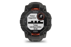 Garmin Instinct 3 Solar 50 mm – fekete, sötétszürke szíj