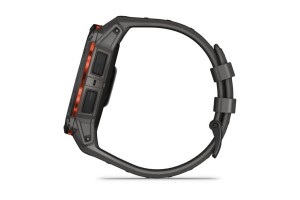Garmin Instinct 3 Solar 50 mm – fekete, sötétszürke szíj