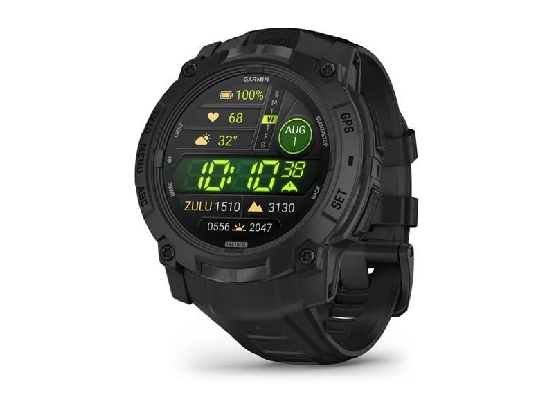 Garmin Instinct 3 Tactical 50mm fekete szíjjal