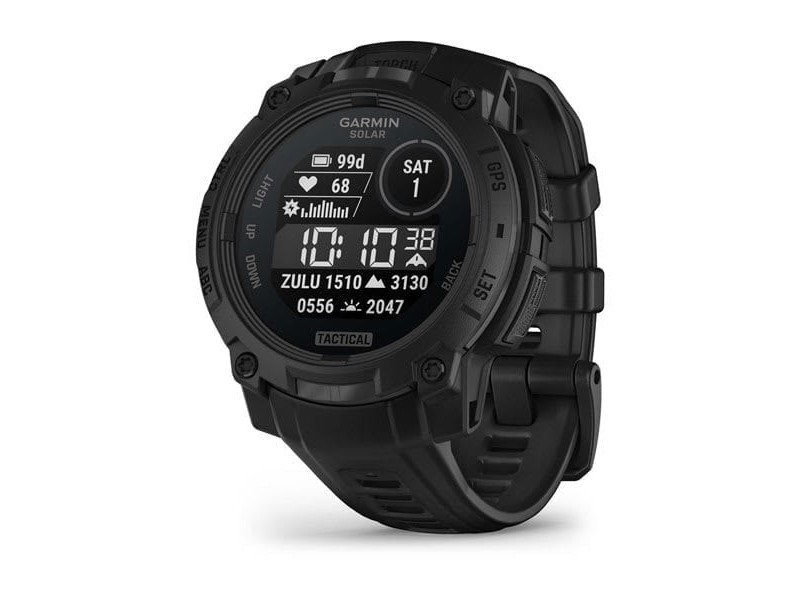 Garmin Instinct 3 Tactical 45mm Solar fekete