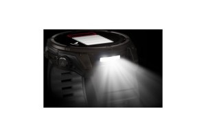 Garmin fēnix 8 Solar 51mm – DLC titán, fekete szilikon szíj