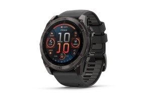Garmin fēnix 8 51mm Sapphire DLC titán, fekete szíj