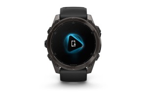 Garmin fēnix 8 51mm Sapphire DLC titán, fekete szíj