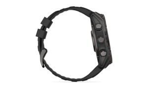 Garmin fēnix 8 51mm Sapphire DLC titán, fekete szíj