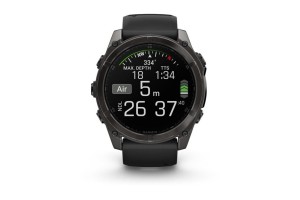 Garmin fēnix 8 51mm Sapphire DLC titán, fekete szíj