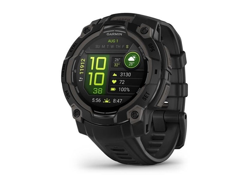 Garmin Instinct 3 — 45mm AMOLED, fekete