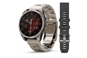 Garmin fēnix 8 47mm Sapphire titán tokkal, titán+szilikon szíjak